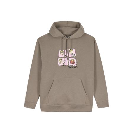 Volcom Volcom Sweatshirt CHOMP CHOMP beige / olijfgroen / rosa / rood