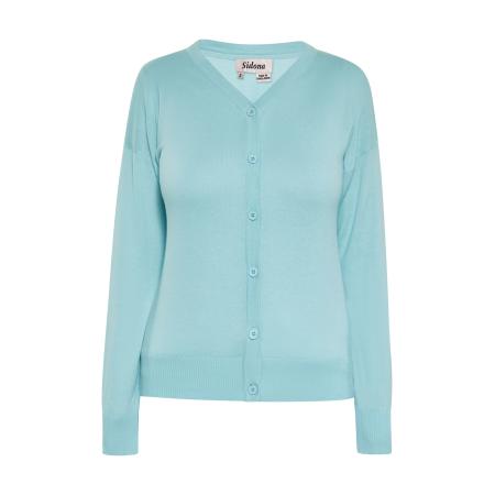 Sidona Sidona Gebreid vest aqua