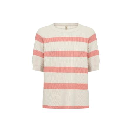 Soyaconcept Soyaconcept Trui KANITA pink / wit