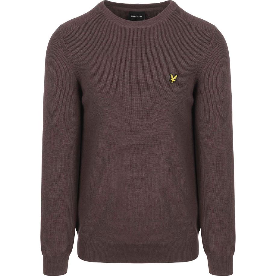 Lyle & Scott Rib Pullover Bruin Bruin