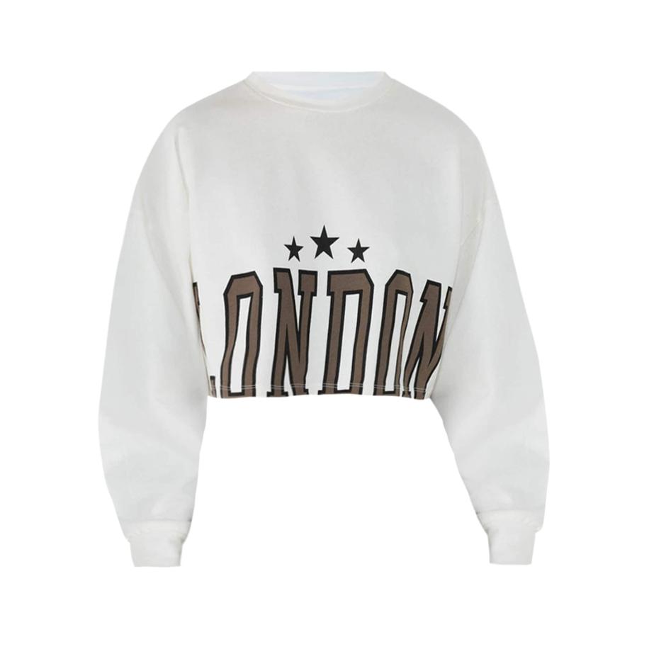 No Matter What No Matter What Sweatshirt bruin / zwart / wit -