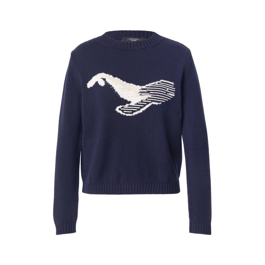 Weekend Max Mara Weekend Max Mara Trui NESPOLA beige / navy / wit -