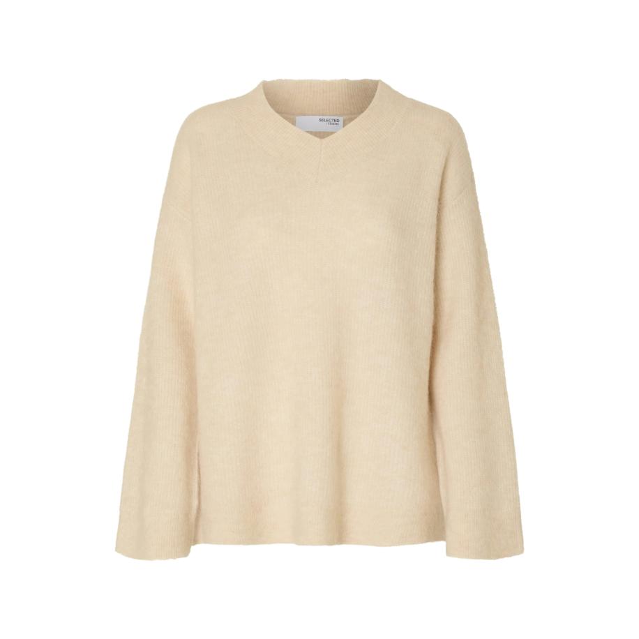Selected SELECTED Trui SLFSIA beige -