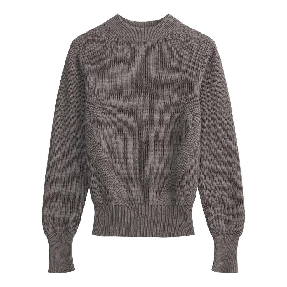 MELA MELA Trui Riya grijs gemêleerd -