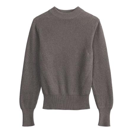 MELA MELA Trui Riya grijs gemêleerd