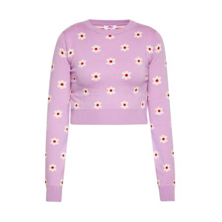 MYMO MYMO Trui beige / pruim / rood