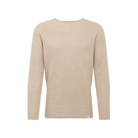 Nowadays NOWADAYS Trui Honeycomb taupe / cappuccino / zwart