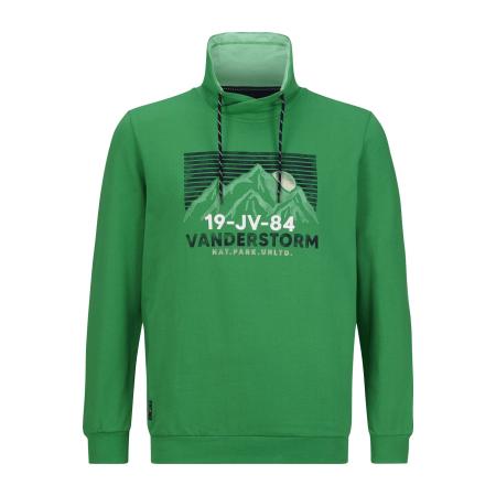 Jan Vanderstorm Sweatshirt groen, Effen