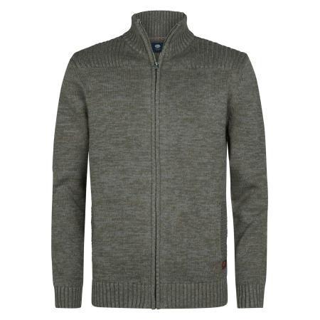 Petrol Industries Petrol Industries Gebreid vest Sleeping Bear donkergrijs