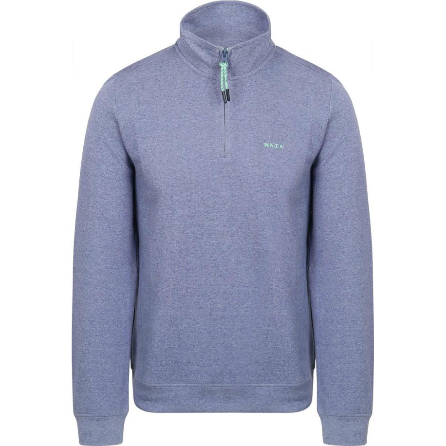 NZA Trui Halfzip Cesar Dusk Navy Blauw