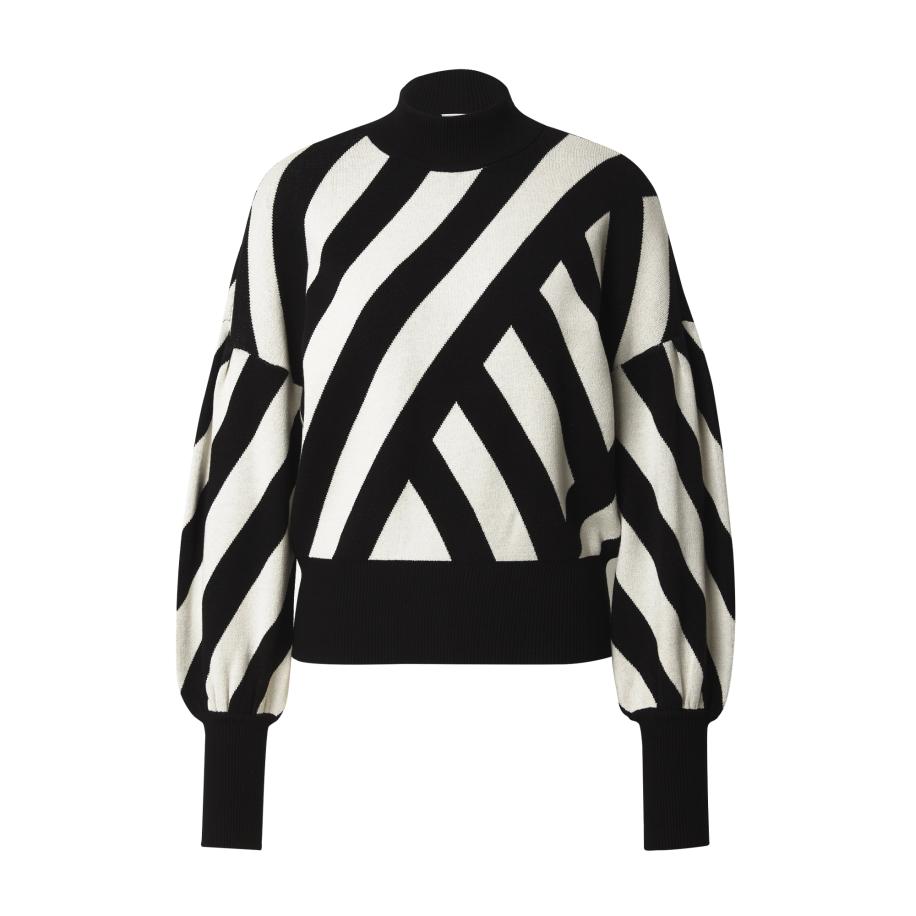 YAS YAS Trui YASFonny zwart / wit -