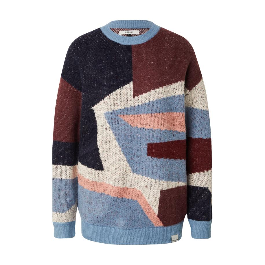 Iriedaily Iriedaily Trui Fady beige / marine / smoky blue / bourgogne -