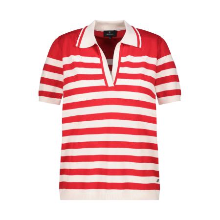 Monari monari Trui ecru / rood