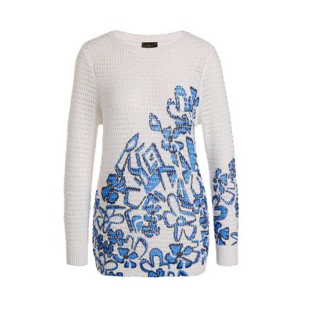 Goldner Goldner Trui blauw / wit