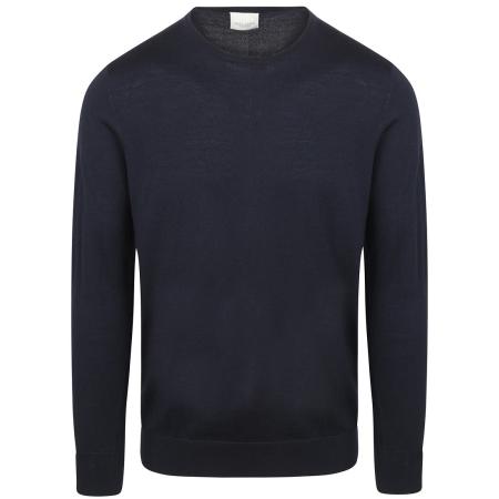 Profuomo Pullover Merinowol Navy