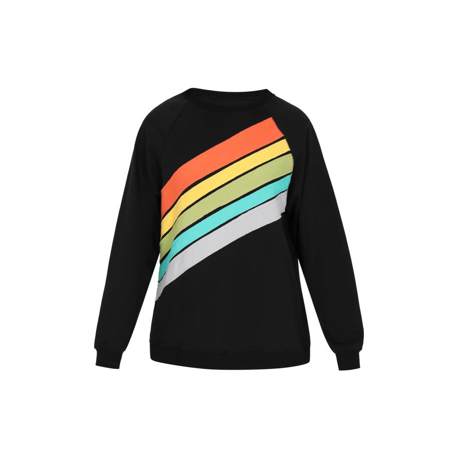SANIKA SANIKA Sweatshirt gemengde kleuren / zwart -