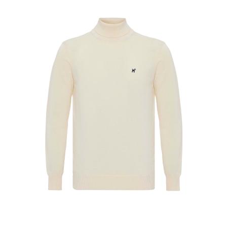 Williot Williot Trui crème / zwart