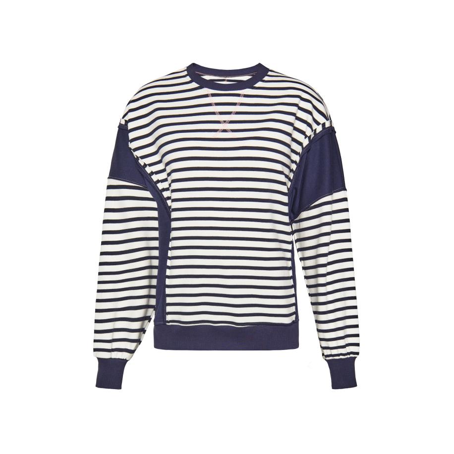 SANIKA SANIKA Sweatshirt Fashion Look navy / wit -