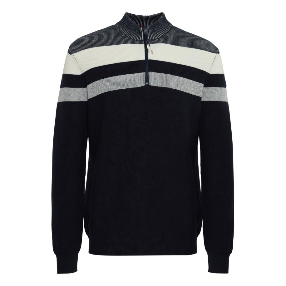 FQ1924 FQ1924 Gebreid vest Kyle beige / grijs / zwart -