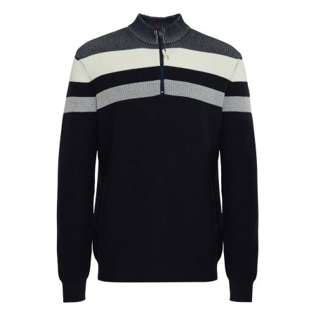 FQ1924 FQ1924 Gebreid vest Kyle beige / grijs / zwart