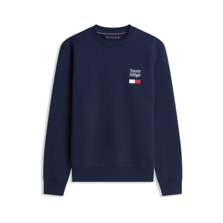 TOMMY HILFIGER Sweatshirt navy / cranberry / wit