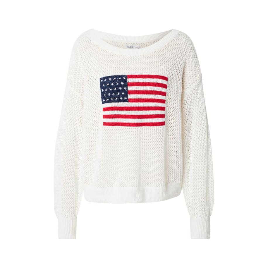 Hollister HOLLISTER Trui navy / rood / wit -