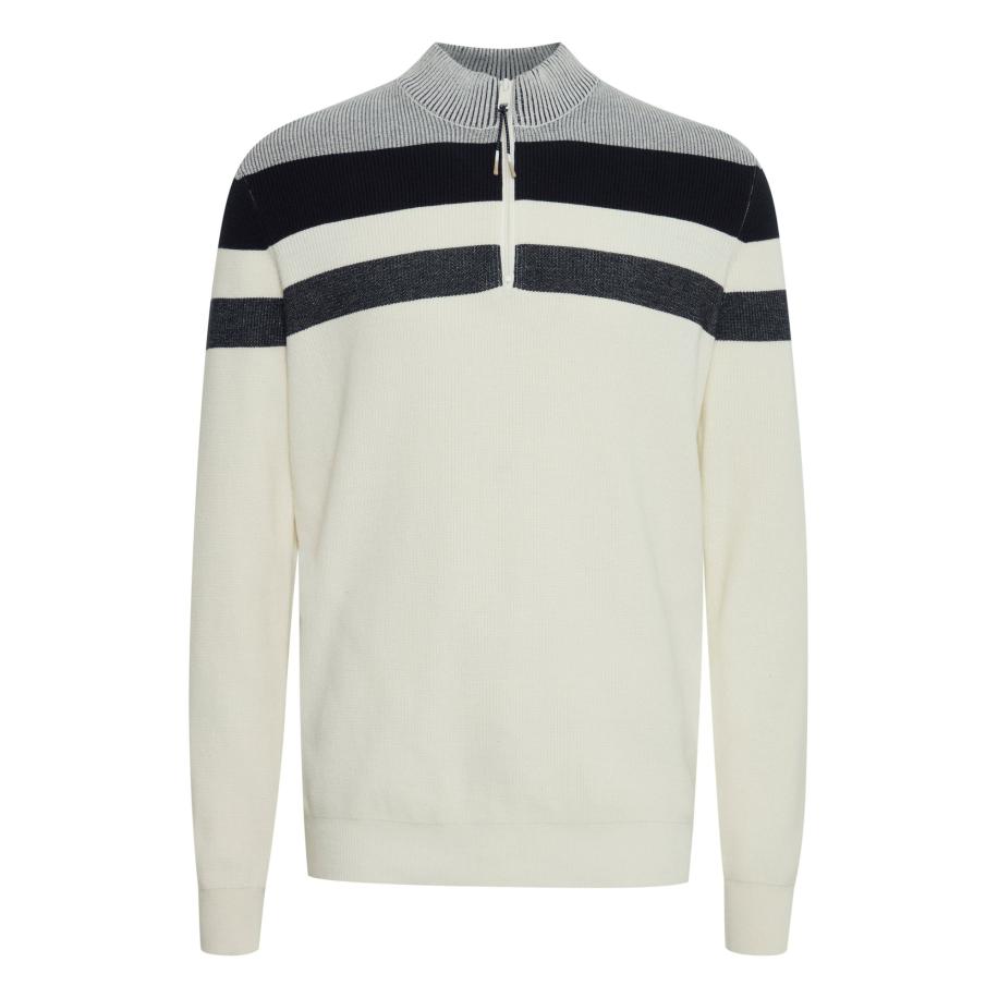 FQ1924 FQ1924 Gebreid vest Kyle crème / grijs / zwart -