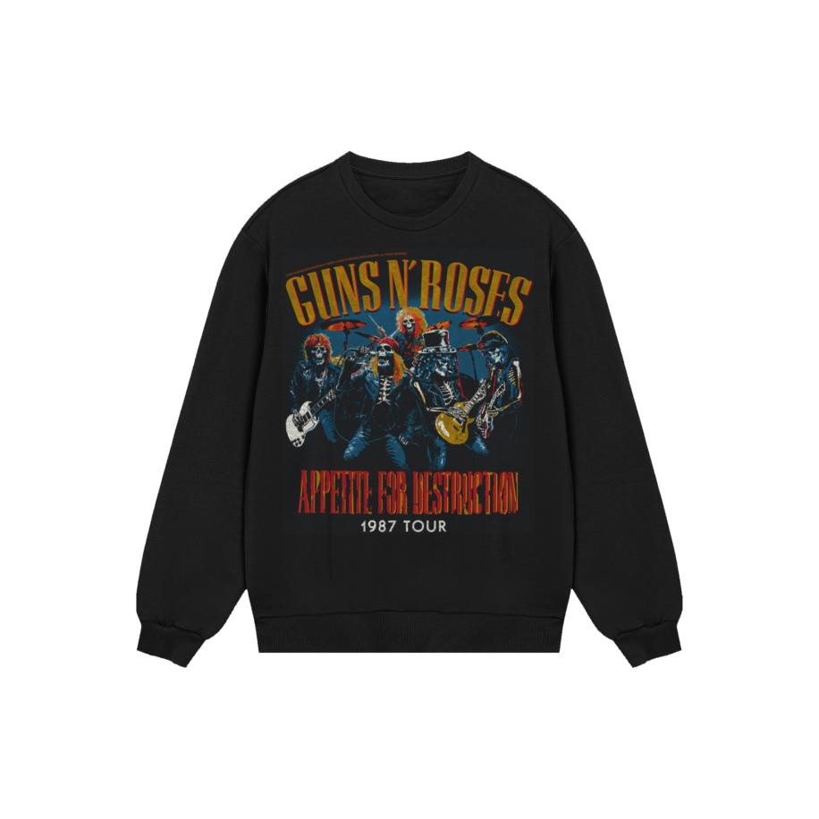 F4NT4STIC F4NT4STIC Sweatshirt blauw / geel / rood / zwart -