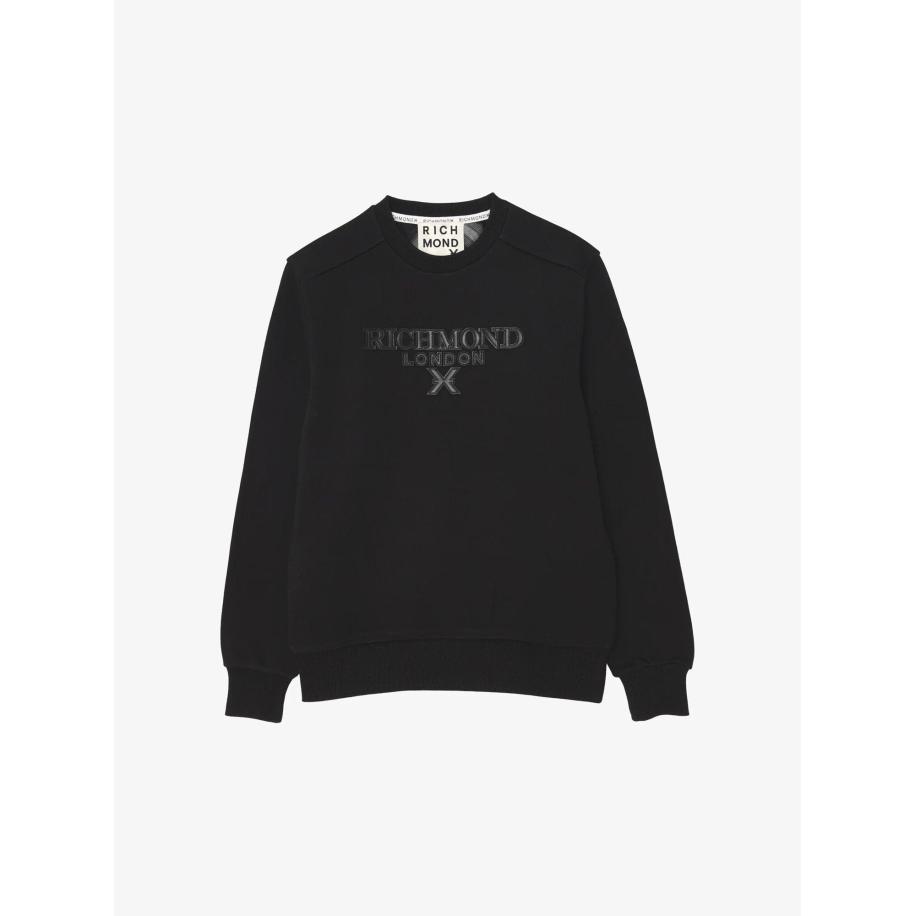 John Richmond Sweatshirt Nuance zwart Zwart