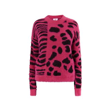 MYMO MYMO Trui Biany donkerroze / zwart