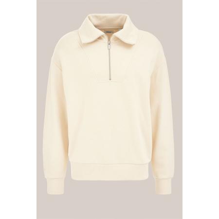 Blue Ridge heren regular fit trui met rits - Regular fit - Ecru - Katoen - Maat: XS