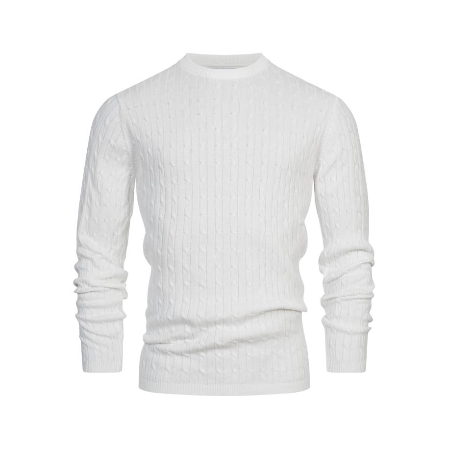 Kronstadt Kronstadt Trui Cable wit -