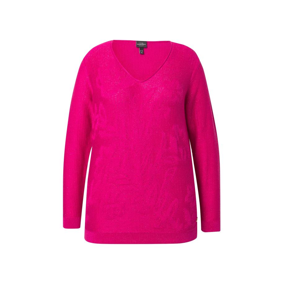 Ulla Popken Ulla Popken Trui magenta -