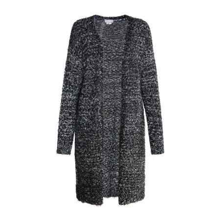 Usha Usha Gebreid vest Sivene zwart / wit