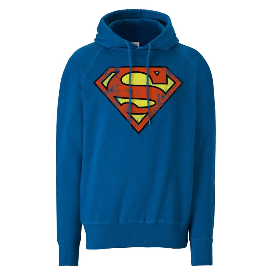 Logoshirt LOGOSHIRT Trui DC - Superman Logo blauw / geel / rood -