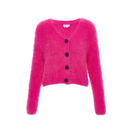 Poomi Poomi Gebreid vest pink