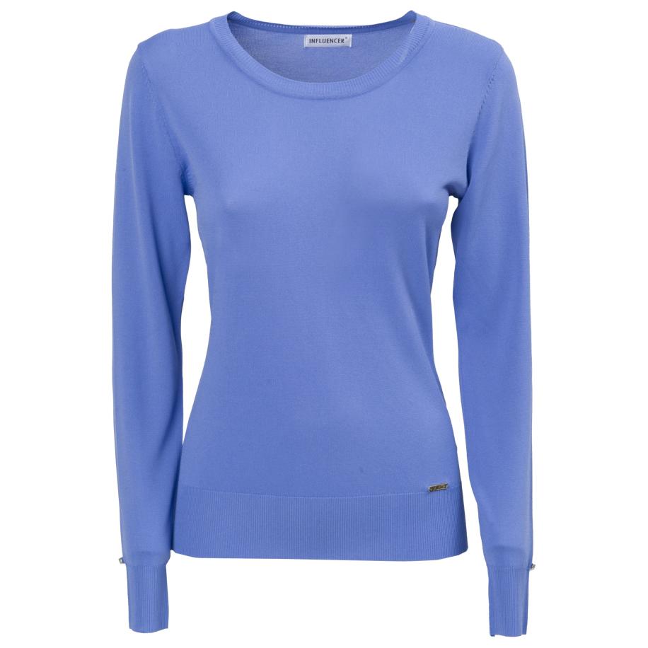 Influencer Influencer Trui azuur -