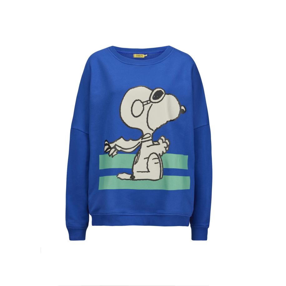 CODELLO Sweatshirt Peanuts™ blauw / turquoise / offwhite Blauw