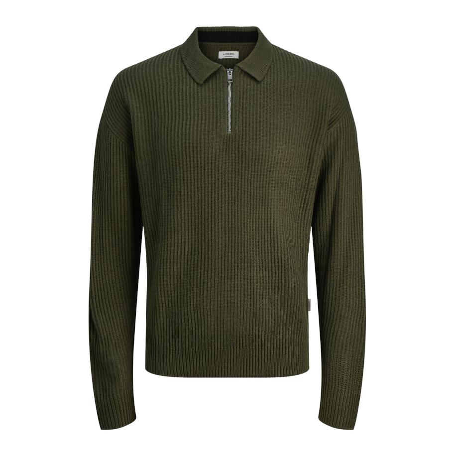 JJ Rebel JJ Rebel Trui JREBLOGAN olijfgroen -