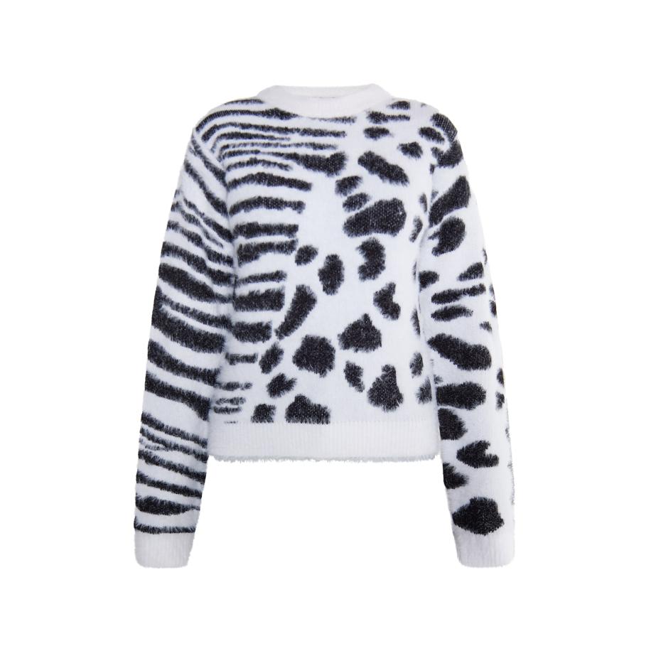 MYMO MYMO Trui Keepsudry zwart / wit -