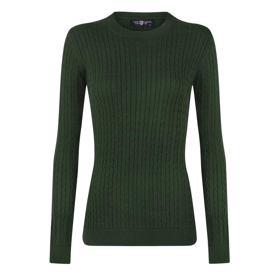 Jimmy Sanders Jimmy Sanders Trui donkergroen -