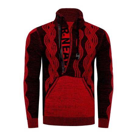 Rusty Neal Rusty Neal Trui rood / zwart