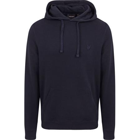 Lyle and Scott Hoodie Tonal Navy