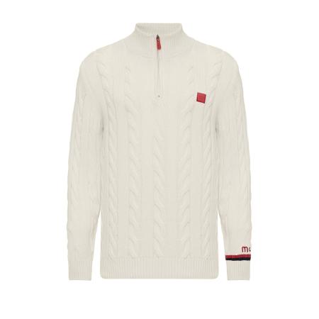 Moxx Paris Moxx Paris Trui ecru / navy / rood