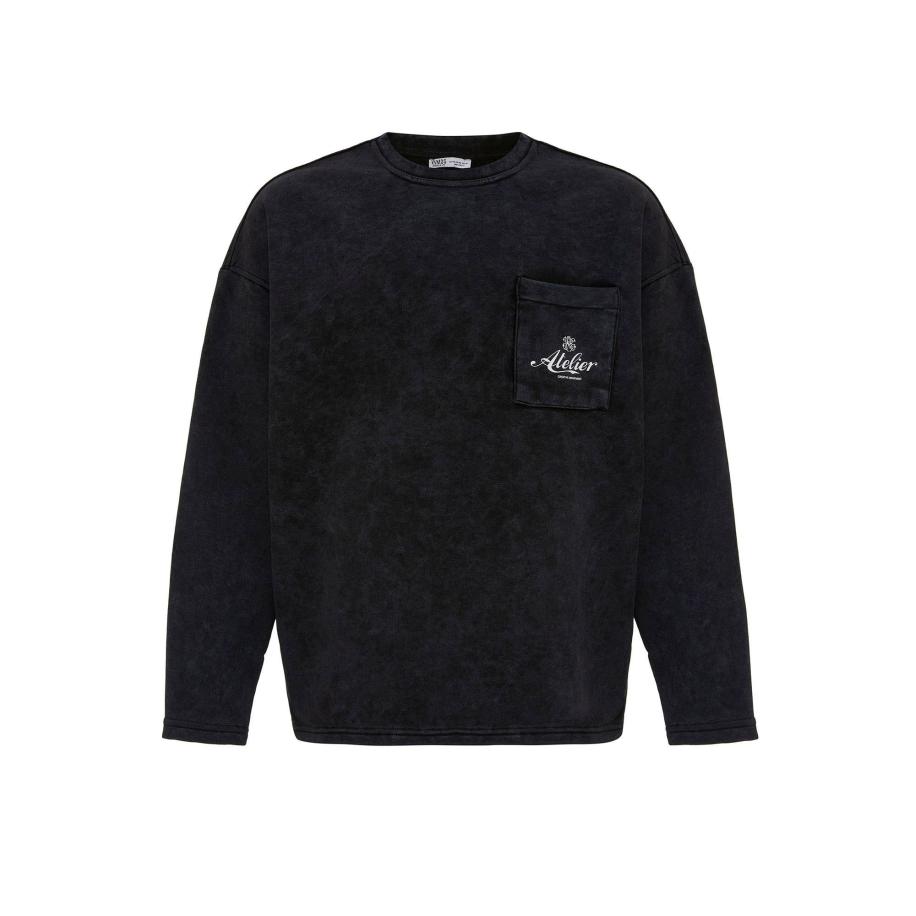 Dandalo Dandalo Sweatshirt zwart / wit -