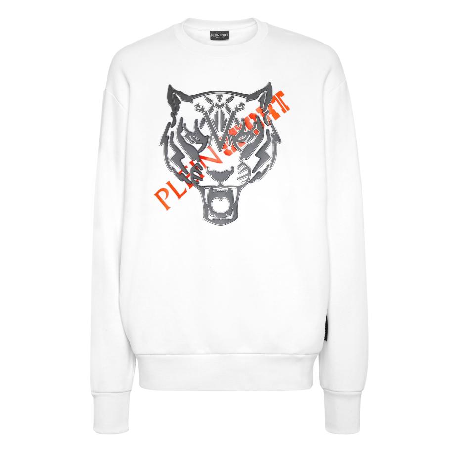 Plein Sport Plein Sport Sweatshirt Tiger kersrood / zwart / wit -