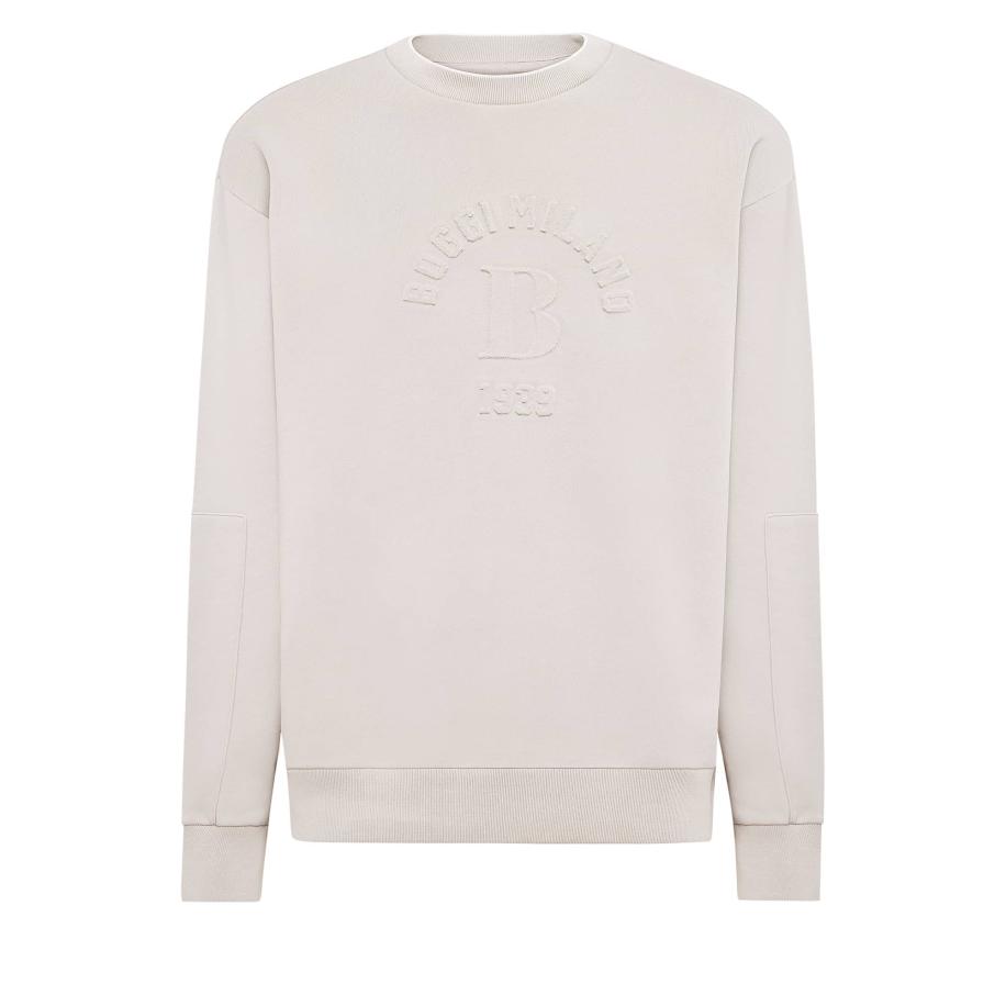 Boggi Milano Sweatshirt crème Bruin