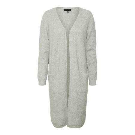 Vero Moda VERO MODA Gebreid vest Doffy grijs gemêleerd