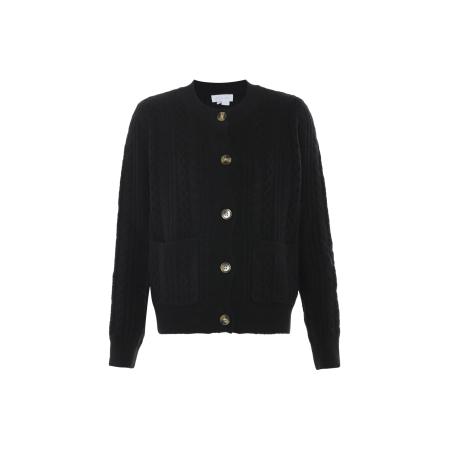 BLONDA BLONDA Gebreid vest zwart