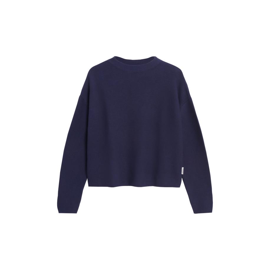 Armedangels ARMEDANGELS Trui Merinaa donkerblauw -